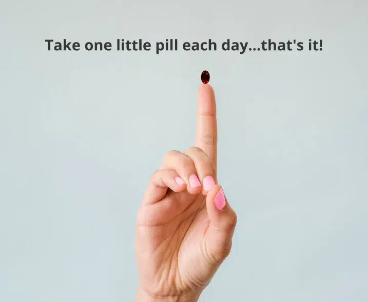 Take one little pull each day...that's it photo